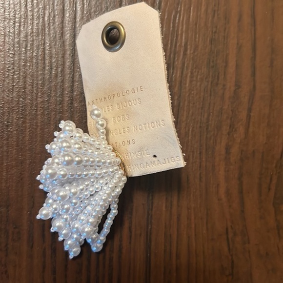 Anthropologie Pearl Firework Earrings NWT - Picture 5 of 5
